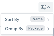 Monitor Status selection